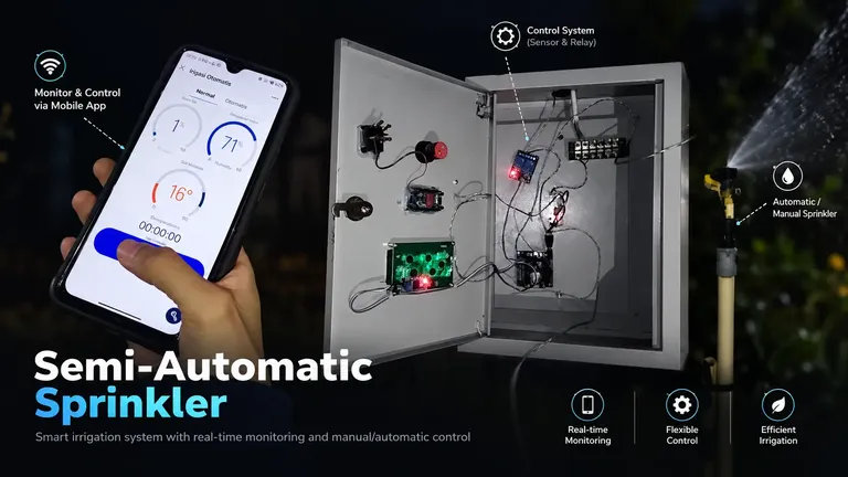 Semi-Automatic Sprinkler
